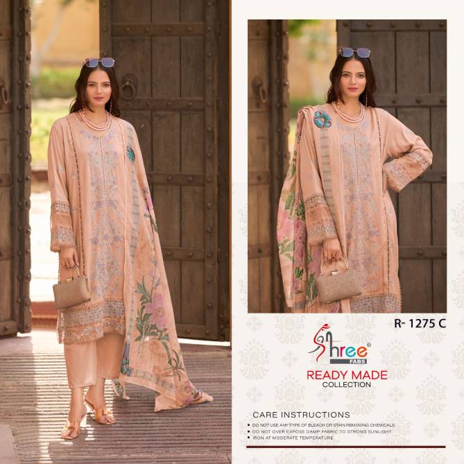R 1275 By Shree Viscose Cottan Pakistani Readymade Suits Wholesalers In Delhi
